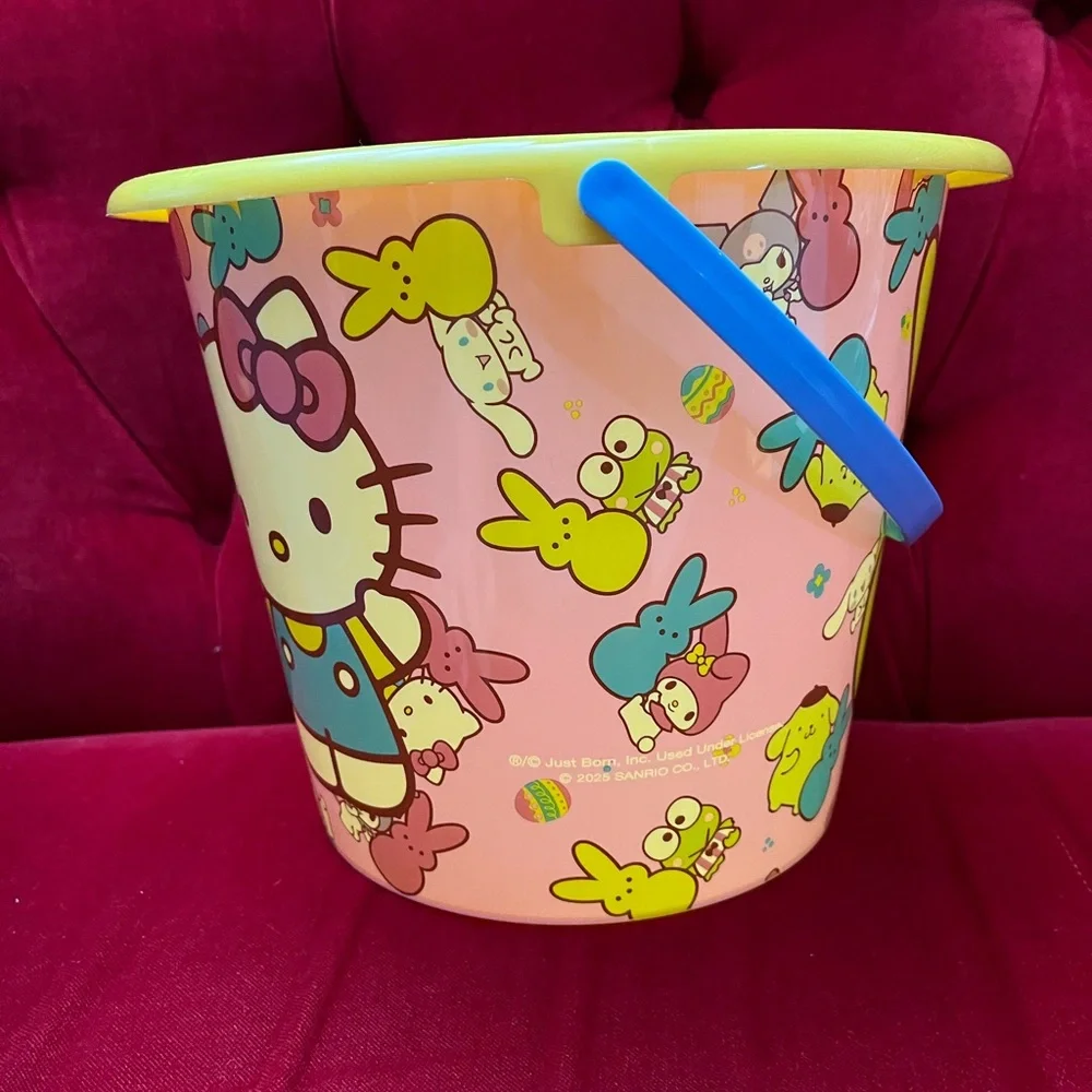 Hello Kitty and Friends x Peeps Easter Jumbo Pail Bucket NWT